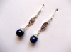 Cercei Lapis Lazuli, pietre semipretioase, 45mm, fashion