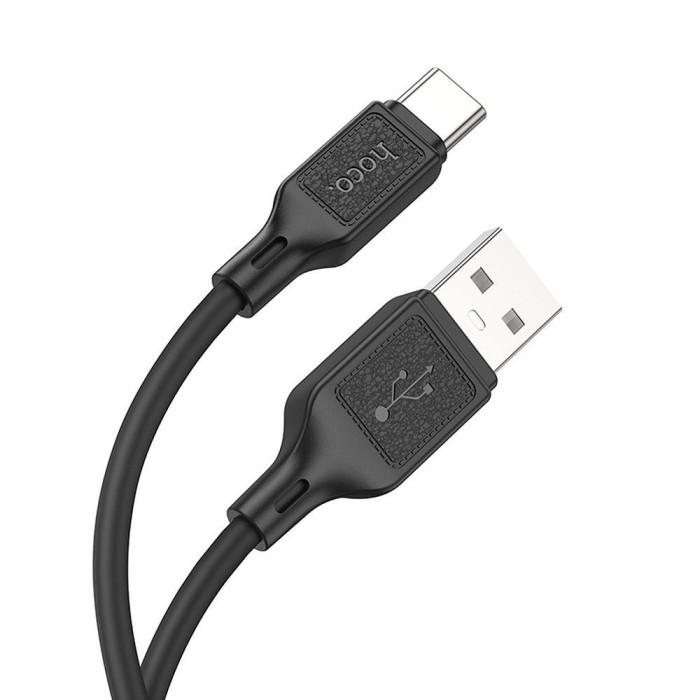 Cablu HOCO X90, USB-A la Type-C, 3A, 1m, Negru