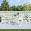 Set 4 perne scaun spatar inalt Gossi, 120x50x7cm, multicolor, exterior, poliester oxford, impermeabile, design floral