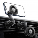 Suport Auto Magnetic ESR OmniLock Vent, Universal, Negru