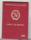 bnk div Carnet de membru PCR - 1980
