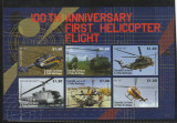 Grenada 2007-Aviatie,Centenar,primul zbor cu helicopterMNH,Mi.4391-4396KB, Nestampilat