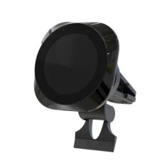 Incarcator auto rapid wireless IKATAK, magnetic, montare grila ventilatie, destinat iPhone 16, iPhone 15, iPhone 14, iPhone 13, putere 15W
