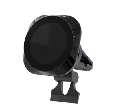 Incarcator auto rapid wireless IKATAK, magnetic, montare grila ventilatie, destinat iPhone 16, iPhone 15, iPhone 14, iPhone 13, putere 15W foto