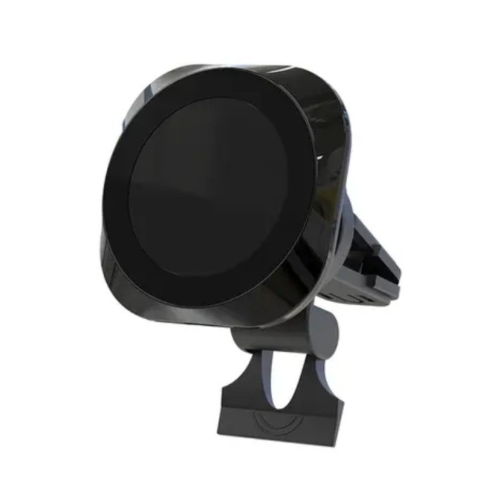 Incarcator auto rapid wireless IKATAK, magnetic, montare grila ventilatie, destinat iPhone 16, iPhone 15, iPhone 14, iPhone 13, putere 15W