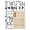 Reutilizabil Allover Plastic Șablon // MALI MUDCLOTH #2