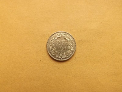 Elvetia 2 Franci 1993 foto