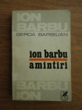 Gerda Barbilian - Ion Barbu. Amintiri