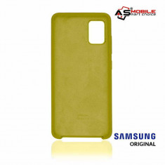 Husa Samsung Galaxy A51 ? HiQuality Silicone Velvet (Yellow) foto