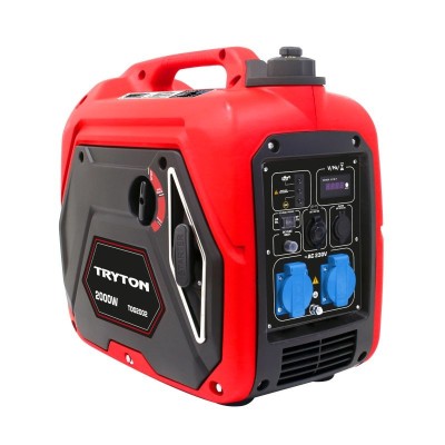 Generator electric pe benzina, tip invertor, 5 V, 12 V, 230 V, 400 V, putere 2 KW, AVR, Tryton TOG2002 foto