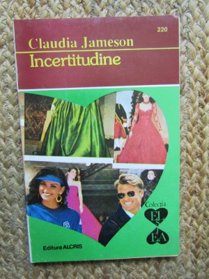INCERTITUDINE-CLAUDIA JAMESON foto
