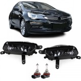 Set de proiectoare negre fum pentru Opel Astra K din 2015 Zafira C din 2016 Performance AutoTuning