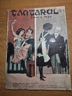 revista umoristica tantarul 17 septembrie 1910 - anul 1 ,nr. 25 - carol 1 foto