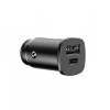 Incarcator Auto Baseus Square PPS, 30W, 5A, 1 x USB-A - 1 x USB-C, Negru CCALL-AS01