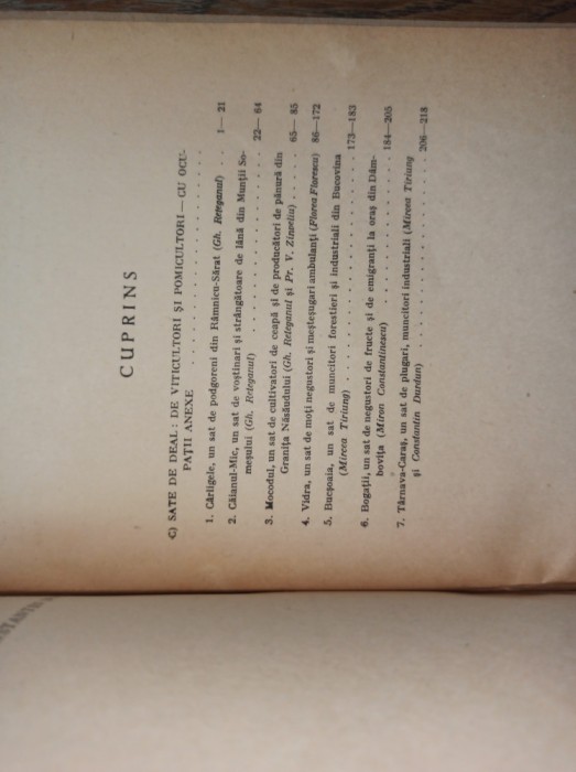 60 sate romanesti,Contribuții la tipologia satelor rom&acirc;nești,1942 ,vol 5