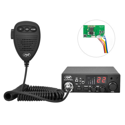 Kit Statie radio CB PNI Escort HP 8001L si Modul de ecou si roger beep PNI ECH01 foto