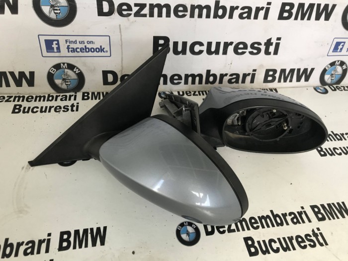 Oglinda,oglinzi stanga/dreapta BMW seria 1 E87 gri si albastra