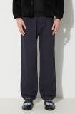 Gramicci pantaloni de bumbac Gramicci Pant culoarea bleumarin, G102.OGT