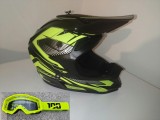 Cumpara ieftin Casca Moto Atv Cross Enduro Downhill + Ochelar 100% ,marimi disponibile S,M si L