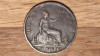 Marea Britanie - moneda de colectie - 1/2 half penny 1861 - Victoria - superba !, Europa