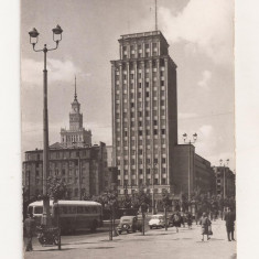 FA41-Carte Postala- POLONIA - Varsovia, Hotel Varsovia ,circulata 1959