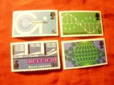 Serie Marea Britanie 1969 - Tehnologie in Posta si Telecomunicatii , 4 valori