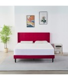 Pat COD6230 Tapitat Catifea, Culoare Rosu