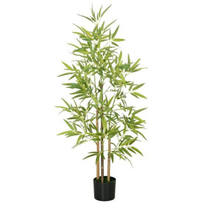 Planta bambus artificiala cu ghiveci, verde, 15x120 cm GartenVIP DiyLine foto