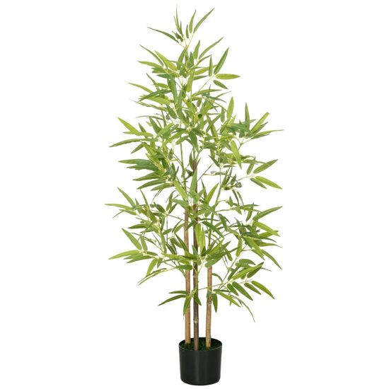 Planta bambus artificiala cu ghiveci, verde, 15x120 cm GartenVIP DiyLine