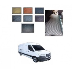 Covoare presuri Lux piele romb dedicate Mercedes Sprinter III 2018-2025