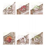 Jucarie Antistres Squishy, Cyrax, cu Revenire Lenta, Model Cat Paw, Squeeze Pinch Family, 6.5 x 7 cm, din Tpr, 4-6 Ani, Model 3 Legume, Transparent