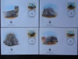 Mali-WWF,FDC fauna-set complet