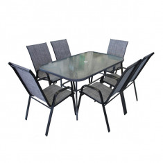 Set Mobilier de Gradina GardenLine - Masa + 6 Scaune foto