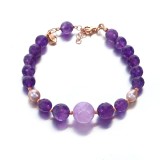 Cumpara ieftin Brățară Dream din ametist și perle