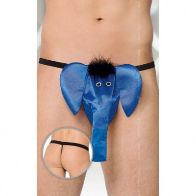 Bikini amuzanti barbati - Elefant - albastru S/L foto