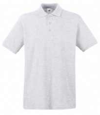 Tricou polo FRUIT OF THE LOOM Light Grey foto