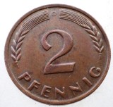 7.972 GERMANIA RFG 2 PFENNIG 1959 D