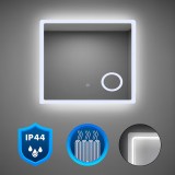 Liz 80 oglindă cu iluminare led 80x60 cm