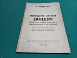 MONOGRAFIA SATULUI ȘĂULEȘTI *PLASA DEVA, JUDEȚUL HUNEDOARA / G.T. NICULESCU-VARONE /1945 *52