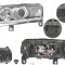 Far Audi A6 (C6), 05.2004-10.2008, fata, Stanga, xenon; cu daytime running light; D2S+P21W+PY21W+W5W; electric; fara unitate control; fara ballast; f
