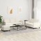 Set de canapele, 3 piese, crem, catifea