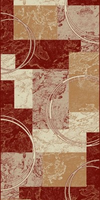 Traversa Covor, Lotos 15001, Grena / Crem, Latime 80 cm, Diverse Lungimi, 1800 gr/mp foto