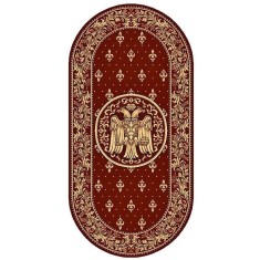 Covor Lotos Bisericesc 15032 Oval - 80x150, Grena