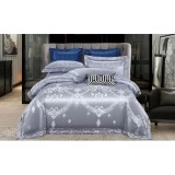 Cumpara ieftin Lenjerie de Pat Finet Jacquard PREMIUM, Pat Dublu, 6 Piese - DNA60