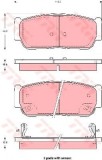 Set placute frana,frana disc SSANGYONG RODIUS (2005 - 2016) TRW GDB3413