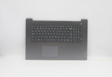 Carcasa superioara cu tastatura palmrest Laptop, Lenovo, IdeaPad 3-17ITL6 Type 82H9, 5CB1B97607, AM21N000510, AP21N000530, HS780, Arctic Grey, layout