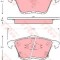 Set placute frana,frana disc MAZDA 6 Hatchback (GG) (2002 - 2008) TRW GDB3400