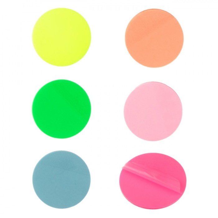 Notițe Adezive Rotunde, Multicolor, Plastic, 4.5cm, Set 150 File