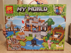 3 in 1 - Set de 517 piese lego Minecraft - My World ( LELE 33191 ) foto