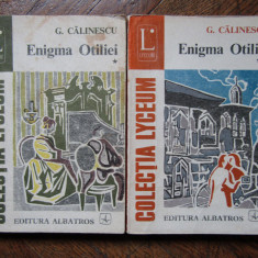 ENIGMA OTILIEI-GEORGE CALINESCU (2 VOL)